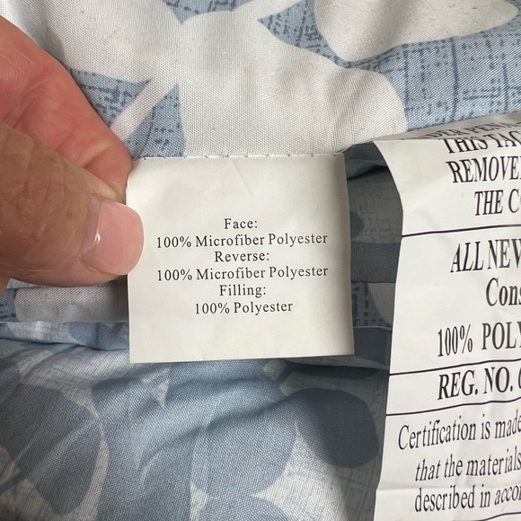 Twin comforter aria floral print reversible - Picture 6 of 13